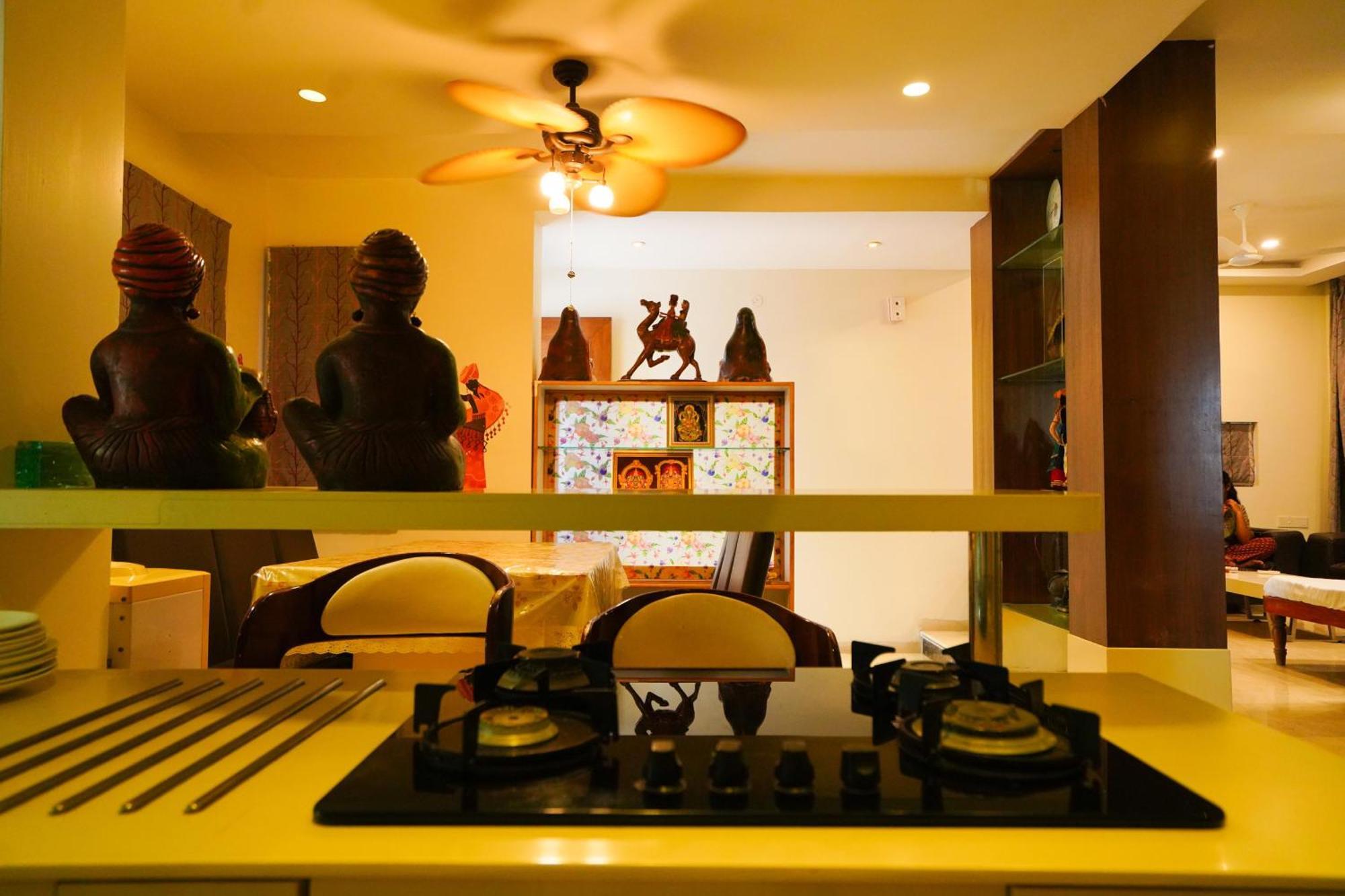 Golden Villa - Duplex House With Private Theater - Near To Alipiri And Bhudevi Ttd Ticket Counter And Kapilateertham تيروباتي المظهر الخارجي الصورة
